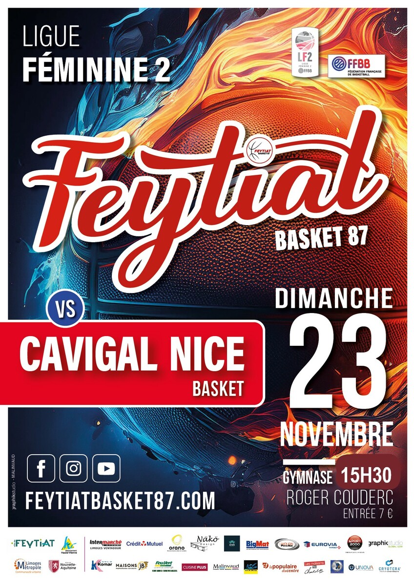 Match LF2 Feytiat face à Nice