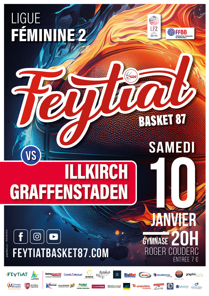 Match LF2 Feytiat face à Illkirch Graffenstaden