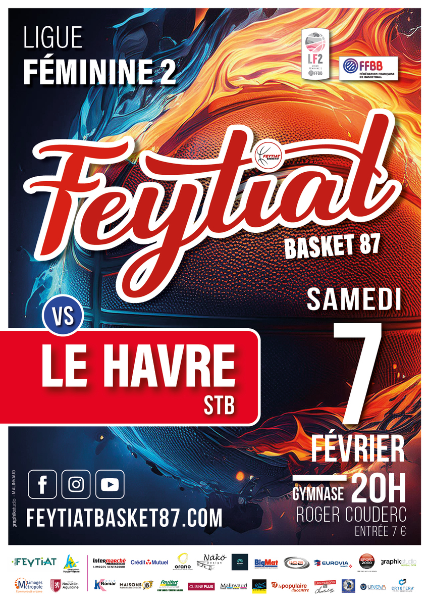 Match LF2 Feytiat face à Le Havre
