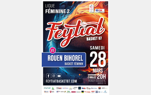 Match LF2 Feytiat face à Rouen Bihorel